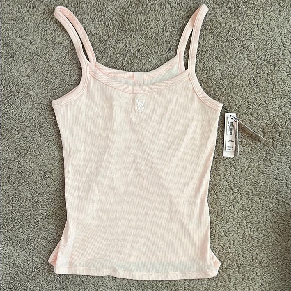 Victoria’s Secret Fitted Pink Tank Top